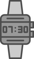 conception d'icônes vectorielles smartwatch vecteur
