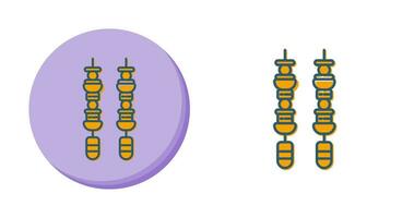 icône de vecteur de brochette