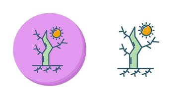 icône de vecteur de sécheresse