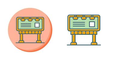 icône de vecteur de panneau de bannière