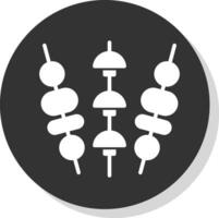 yakitori vecteur icône conception