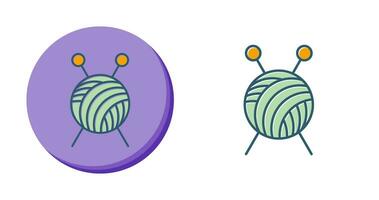 icône de vecteur de tricot