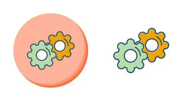 icône de vecteur d'engrenage