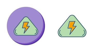 icône de vecteur de danger électrique