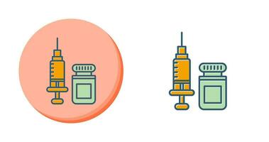 icône de vecteur de vaccin