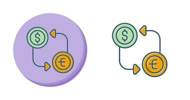 icône de vecteur de change de devises