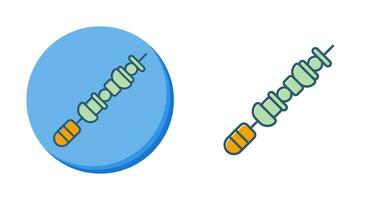icône de vecteur de brochettes