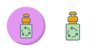 icône de vecteur de bouteille écologique