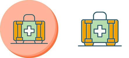 icône de vecteur de boîte de premiers soins