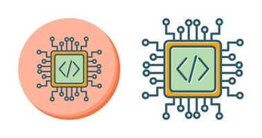 icône de vecteur de processeur