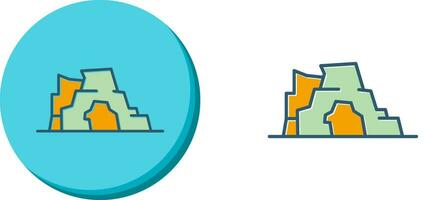 icône de vecteur de grotte