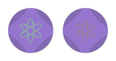 icône de vecteur de structure atomique