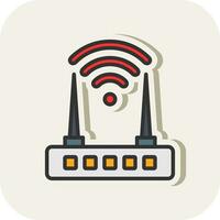 conception d'icône de vecteur de signal wifi