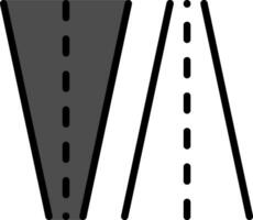 conception d'icône de vecteur de route
