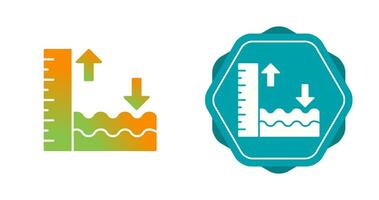 icône de vecteur de marée haute