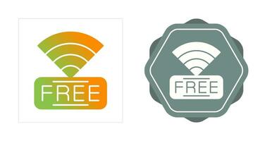 icône de vecteur wifi gratuit