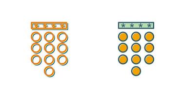icône de vecteur de verrouillage par code d'accès