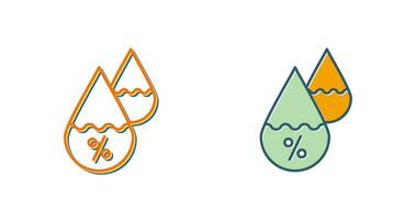 icône de vecteur d'humidité