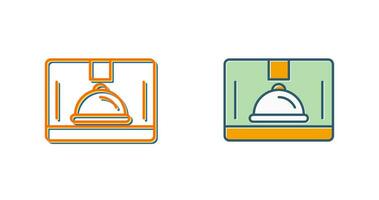 icône de vecteur de boîte de livraison de nourriture