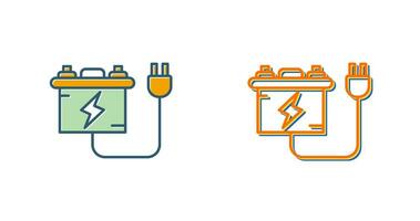 icône de vecteur de chargeur de batterie