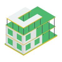 concepts de construction de bâtiments vecteur