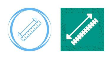 icône de vecteur de ruban à mesurer