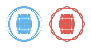 icône de vecteur de baril