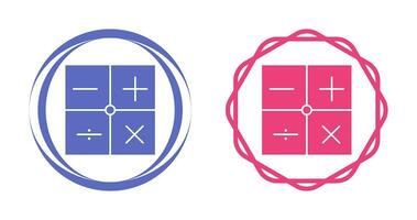 icône de vecteur de symboles mathématiques