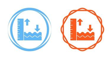 icône de vecteur de marée haute