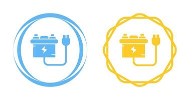 icône de vecteur de chargeur de batterie