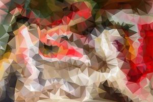 fond low poly. modèle de polygone triangulaire. vecteur