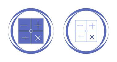 icône de vecteur de symboles mathématiques