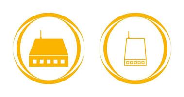 la mise en réseau commutateur vecteur icône