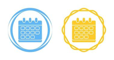 icône de vecteur de calendrier