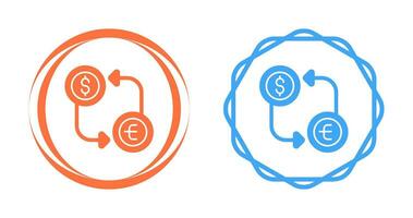 icône de vecteur de change de devises
