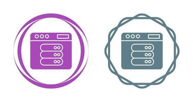icône de vecteur de serveur