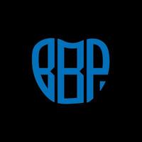 bbp lettre logo Créatif conception. bbp unique conception. vecteur