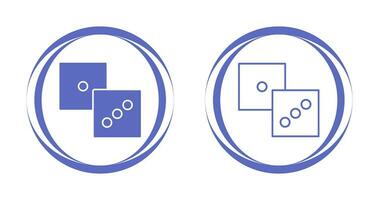 icône de vecteur de dés