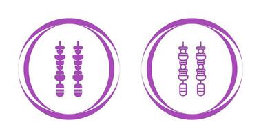 icône de vecteur de brochette