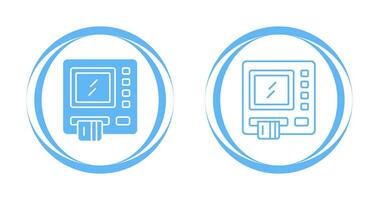 icône de vecteur de guichet automatique