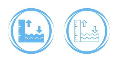 icône de vecteur de marée haute