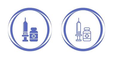 icône de vecteur de vaccin