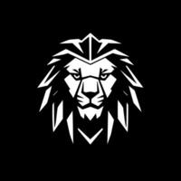 lion, noir et blanc vecteur illustration