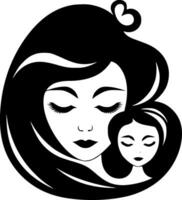 maman - minimaliste et plat logo - vecteur illustration