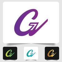 conception abstraite de logo de lettre g vecteur