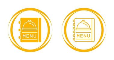 icône de vecteur de menu alimentaire