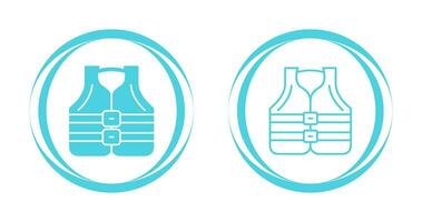 icône de vecteur de gilet de sauvetage