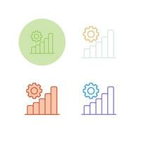 icône de vecteur de croissance