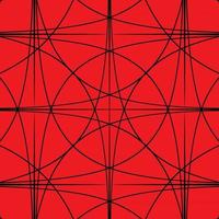 fond hypnotique noir et rouge. illustration vectorielle. vecteur