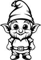 mignonne gnome vecteur illustration